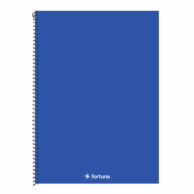 Spirálfüzet kockás FORTUNA Monocolor A/4 70 lapos sötétkék
