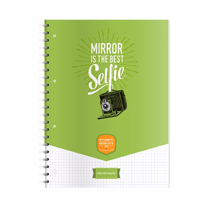 Spirálfüzet kockás ICO Student Art A/4 70 lapos Spirálfüzet kockás ICO Student Art A/4 70 lapos