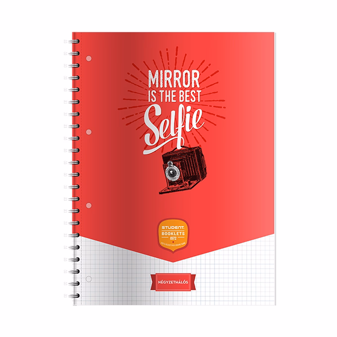 Spirálfüzet kockás ICO Student Art A/4 70 lapos Spirálfüzet kockás ICO Student Art A/4 70 lapos