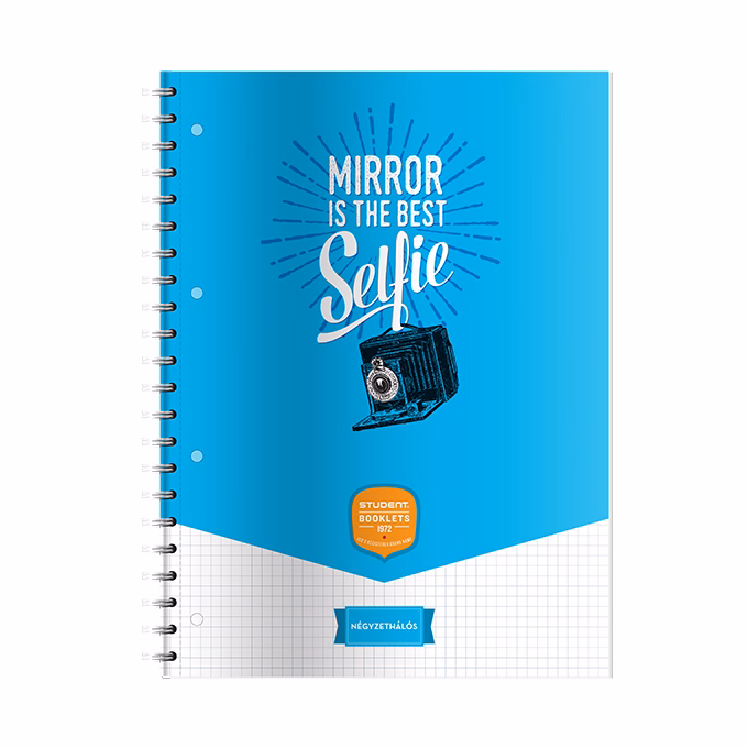 Spirálfüzet kockás ICO Student Art A/4 70 lapos Spirálfüzet kockás ICO Student Art A/4 70 lapos