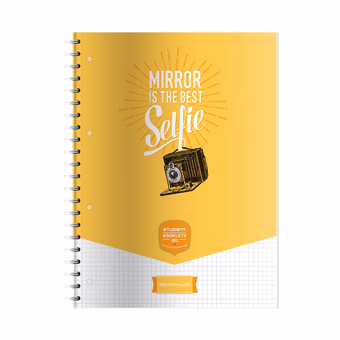 Spirálfüzet kockás ICO Student Art A/4 70 lapos Spirálfüzet kockás ICO Student Art A/4 70 lapos