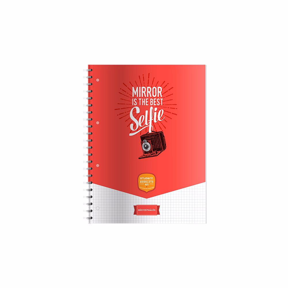 Spirálfüzet kockás ICO Student Art A/4 70 lapos Spirálfüzet kockás ICO Student Art A/4 70 lapos