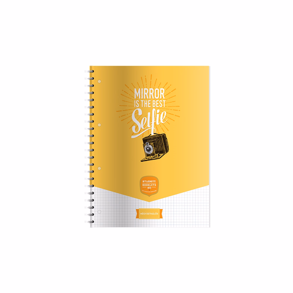 Spirálfüzet kockás ICO Student Art A/4 70 lapos Spirálfüzet kockás ICO Student Art A/4 70 lapos