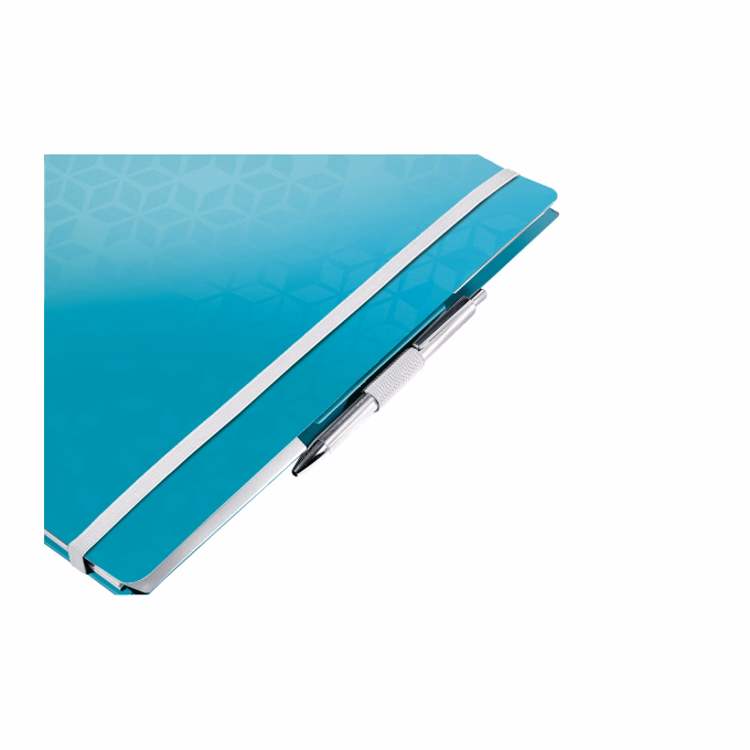 Spirálfüzet kockás LEITZ Wow Active A/4 80 lapos jégkék