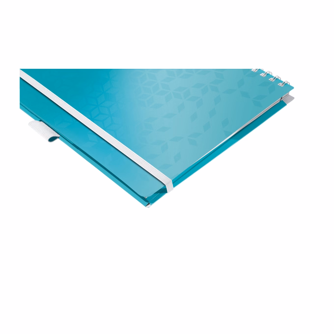 Spirálfüzet kockás LEITZ Wow Active A/4 80 lapos jégkék