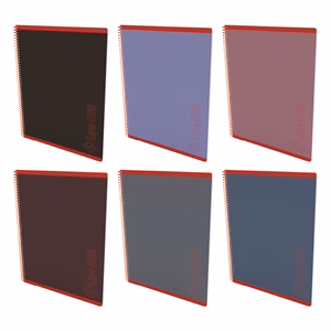 Spirálfüzet kockás LIPAMILL A/4 50 lapos Elegance fekete