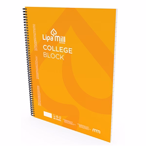 Spirálfüzet kockás LIPAMILL A/4 70 lapos College block