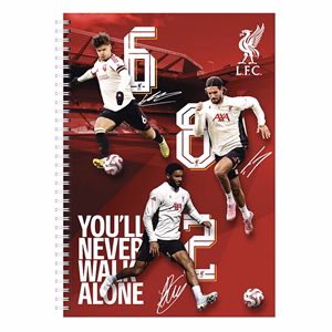 Spirálfüzet kockás LIVERPOOL A/4 70 lapos