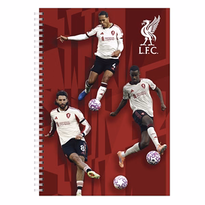 Spirálfüzet kockás LIVERPOOL A/4 70 lapos