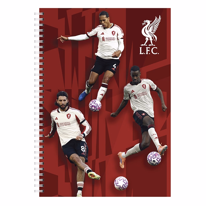 Spirálfüzet kockás LIVERPOOL A/4 70 lapos
