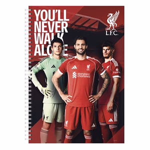 Spirálfüzet kockás LIVERPOOL A/4 70 lapos