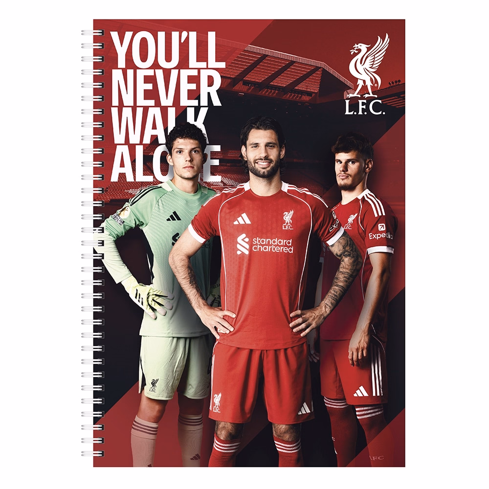 Spirálfüzet kockás LIVERPOOL A/4 70 lapos