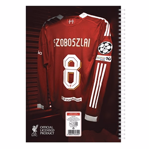 Spirálfüzet kockás LIVERPOOL A/4 70 lapos