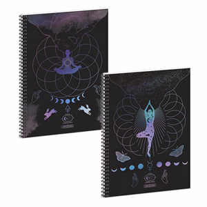 Spirálfüzet sima ARS UNA Mystic Constellation A/4 60 lapos