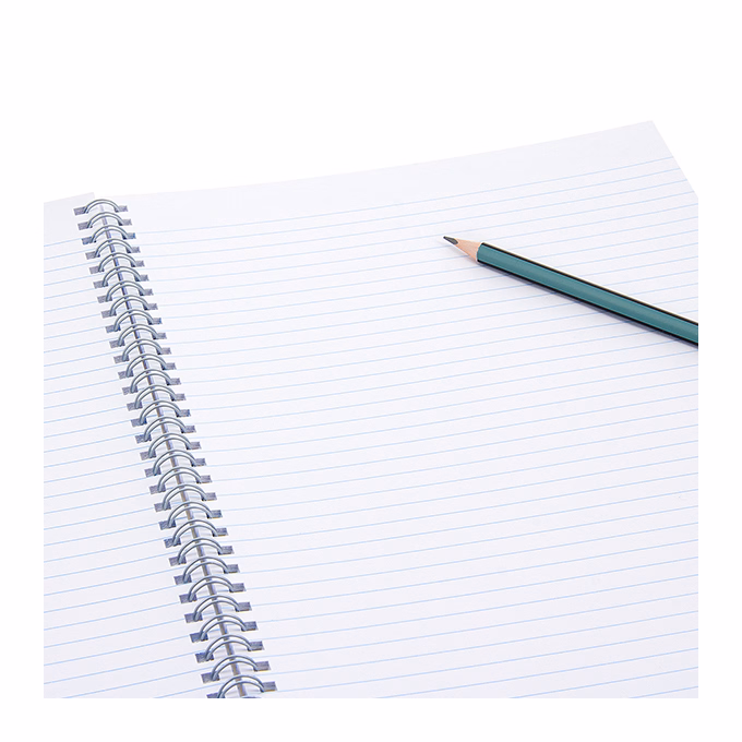 Spirálfüzet vonalas ARS UNA Flowery A/4 60 lapos