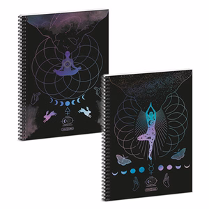 Spirálfüzet vonalas ARS UNA Mystic Constellation A/4 60 lapos