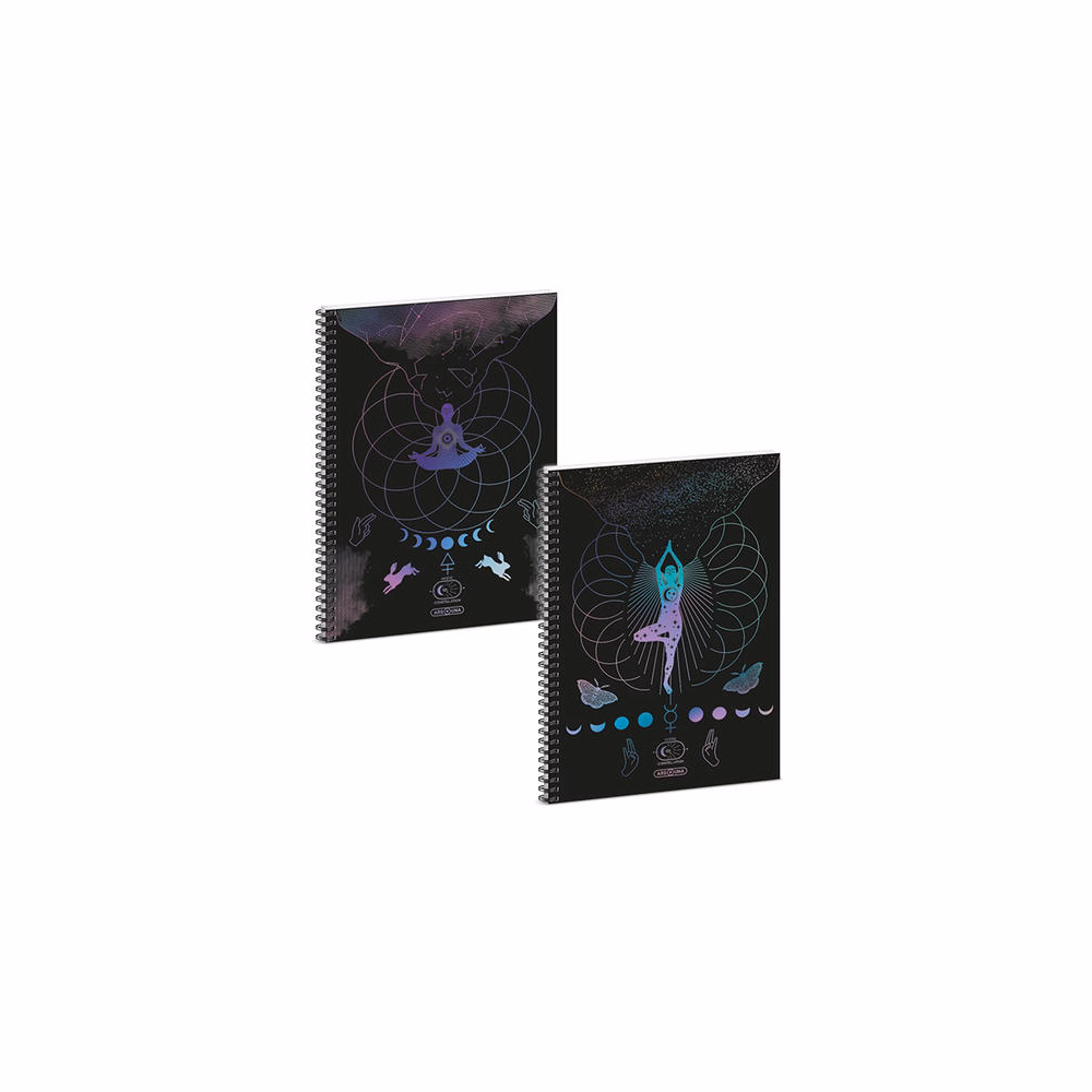 Spirálfüzet vonalas ARS UNA Mystic Constellation A/4 60 lapos