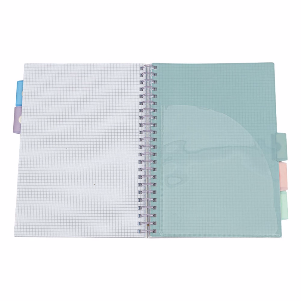 Spirálfüzet vonalas ASTRA PAP A/4 100 lapos perforált színregiszteres Ombre Pasztell