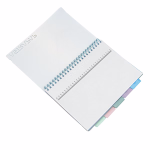Spirálfüzet vonalas ASTRA PAP A/4 100 lapos perforált színregiszteres Ombre Pasztell