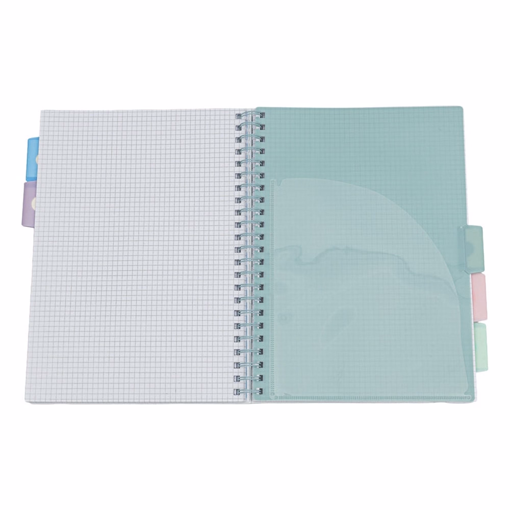 Spirálfüzet vonalas ASTRA PAP A/4 100 lapos perforált színregiszteres Ombre Pasztell