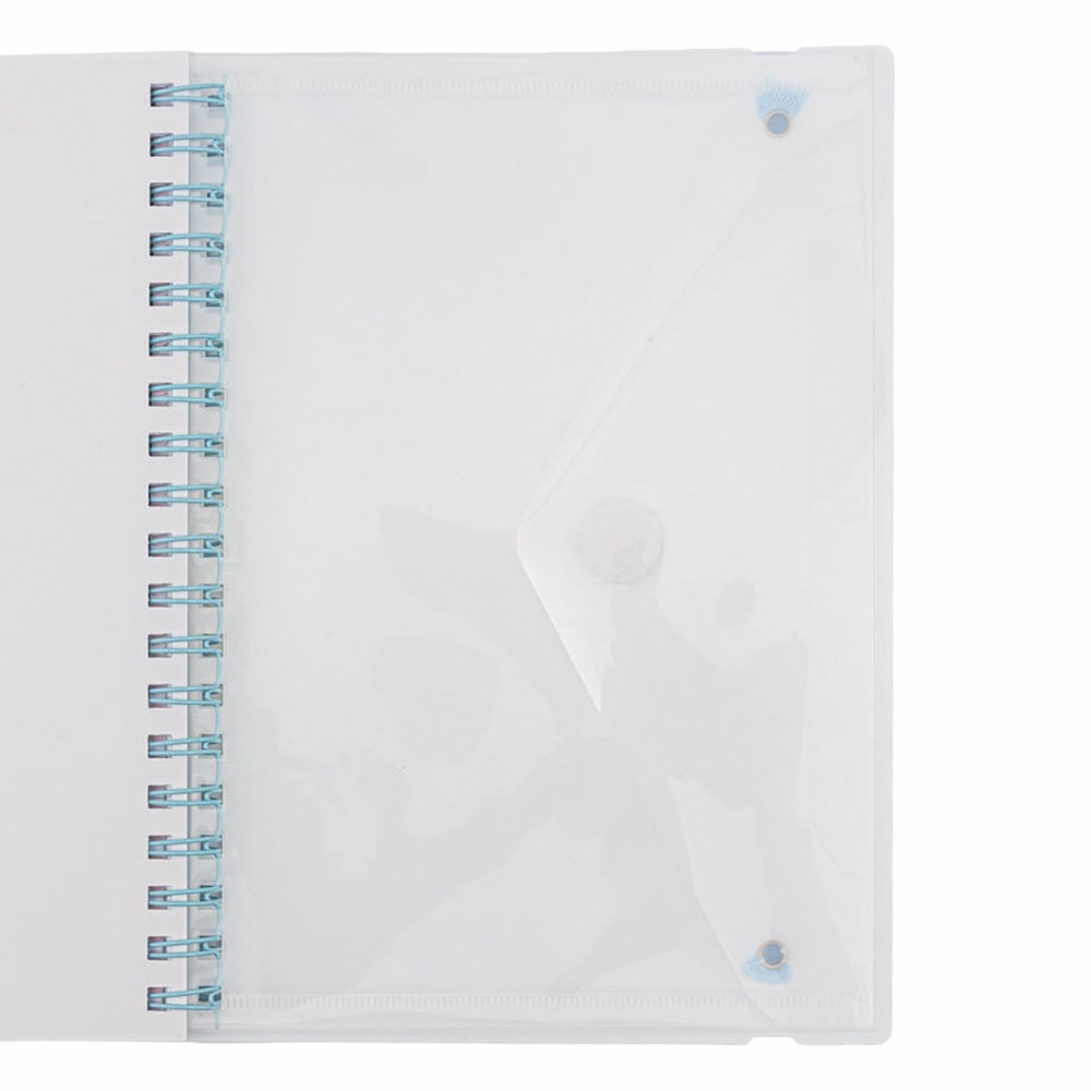 Spirálfüzet vonalas ASTRA PAP B/5 100 lapos perforált színregiszteres Ombre Pasztell