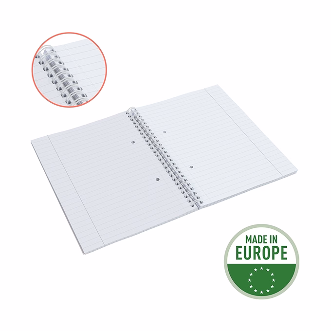 Spirálfüzet vonalas ESSELTE A/5 80 lapos Colour Breeze levendula