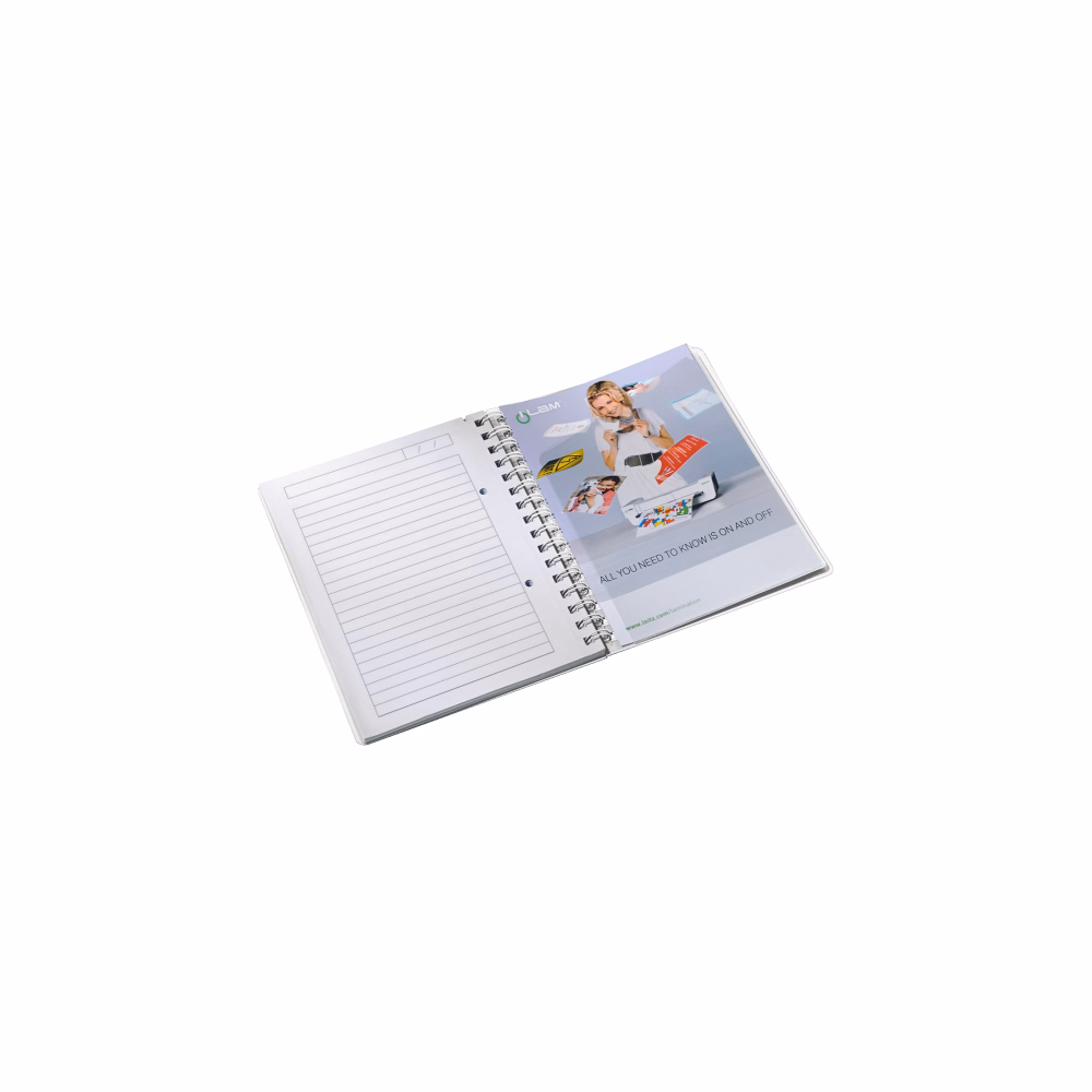 Spirálfüzet vonalas LEITZ Wow A/5 80 lapos jégkék
