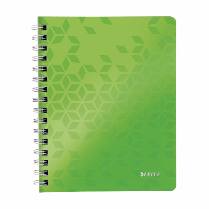 Spirálfüzet vonalas LEITZ Wow A/5 80 lapos zöld