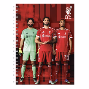 Spirálfüzet vonalas LIVERPOOL A/5 70 lapos