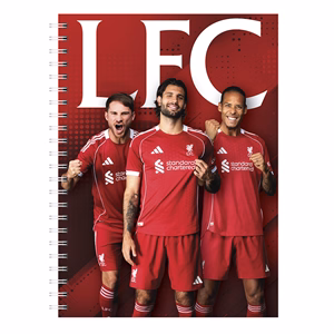 Spirálfüzet vonalas LIVERPOOL A/5 70 lapos