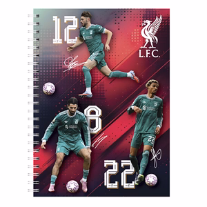 Spirálfüzet vonalas LIVERPOOL A/5 70 lapos