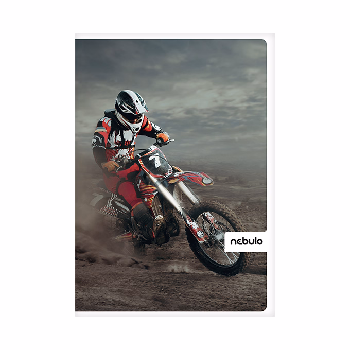 Spirálfüzet vonalas NEBULO Xtreme A/4 70 lapos
