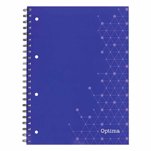 Spirálfüzet vonalas OPTIMA A/5 70 lapos perforált lyukasztott