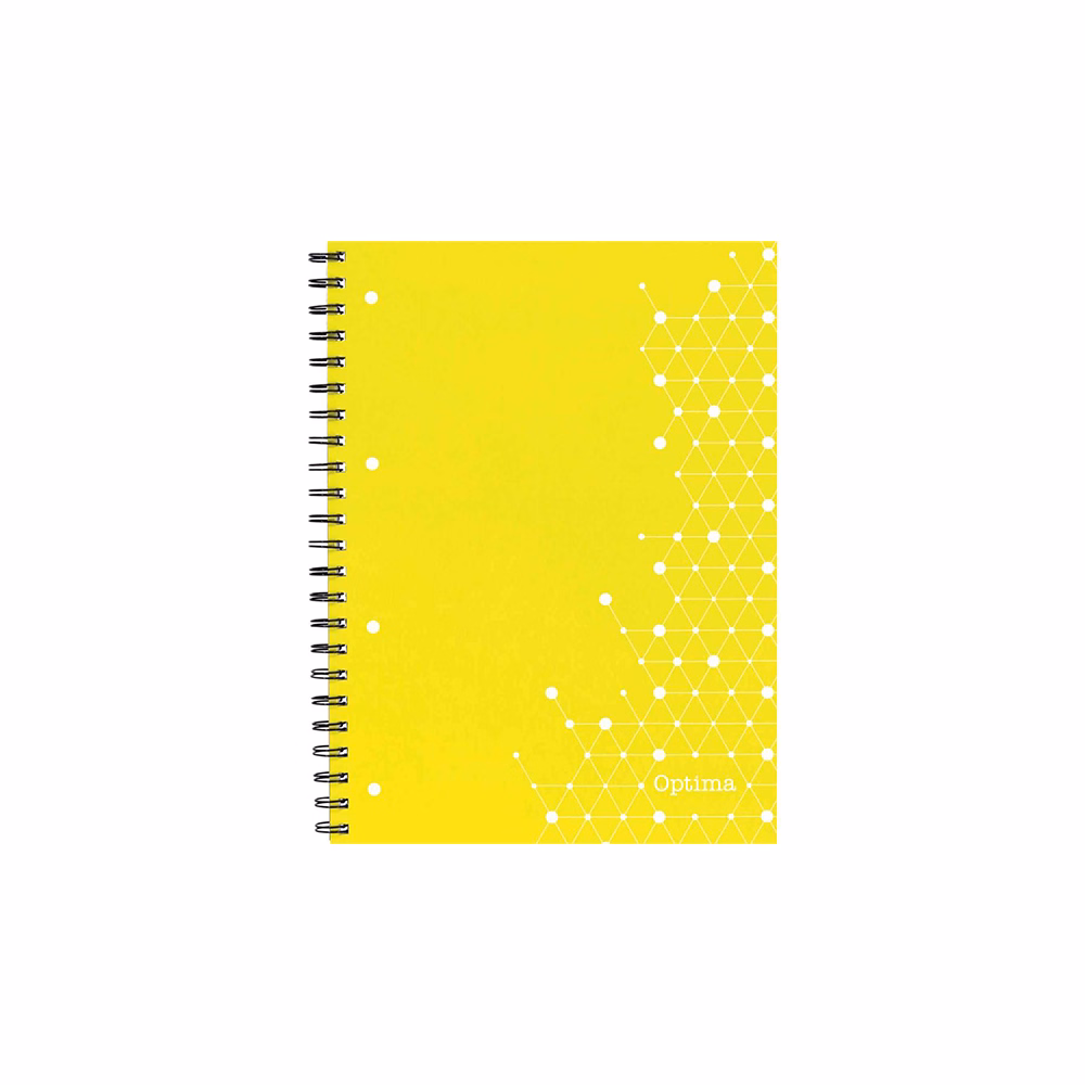 Spirálfüzet vonalas OPTIMA A/5 70 lapos perforált lyukasztott