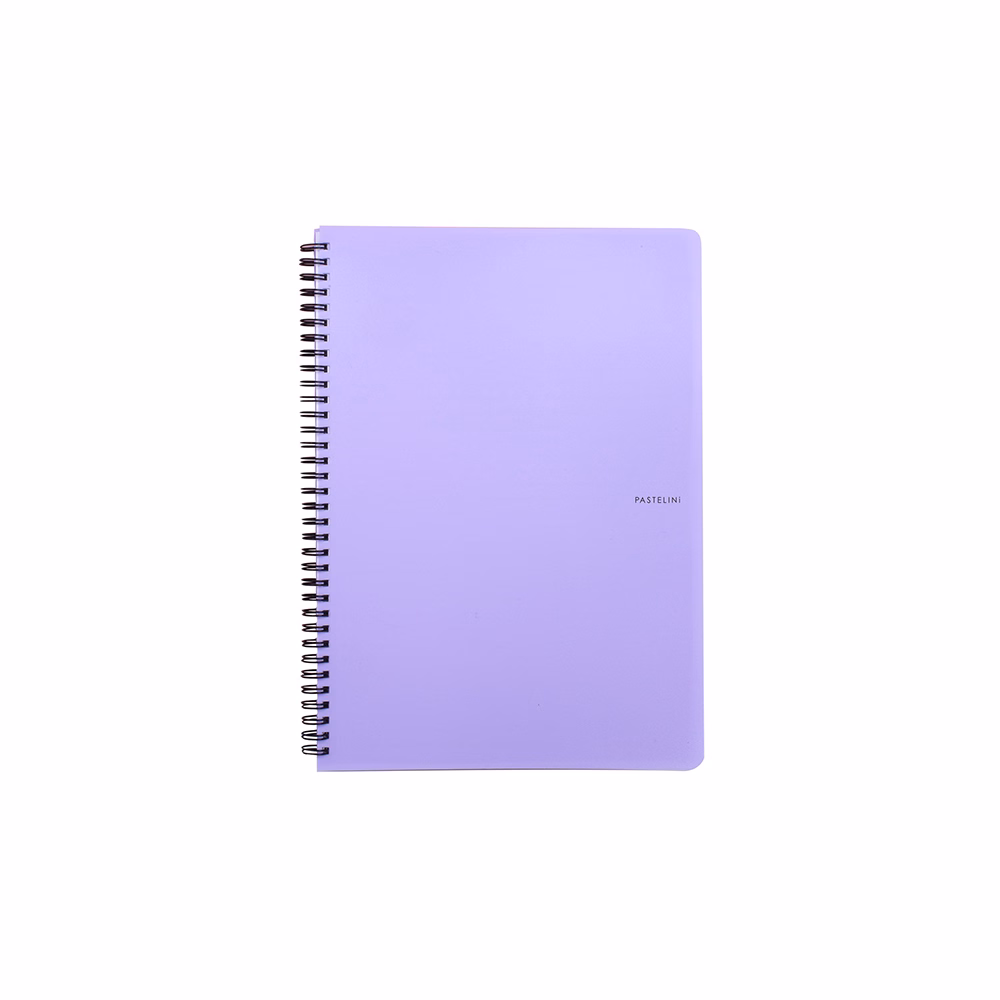 Spirálfüzet vonalas PASTELINI A/4 60 lapos lila Spirálfüzet vonalas PASTELINI A/4 60 lapos lila