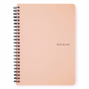 Spirálfüzet vonalas PASTELINI A/5 60 lapos barack
