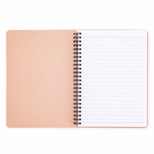 Spirálfüzet vonalas PASTELINI A/5 60 lapos barack