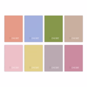 Spirálfüzet vonalas Pastel A/4 70 lapos vegyes színek