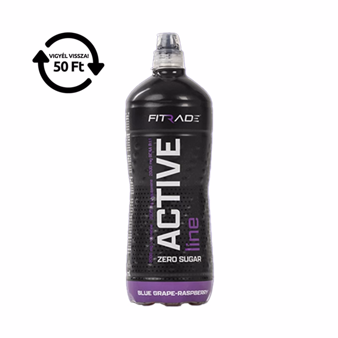 Sportital FITRADE Active line kékszőlő-málna 1 L DRS