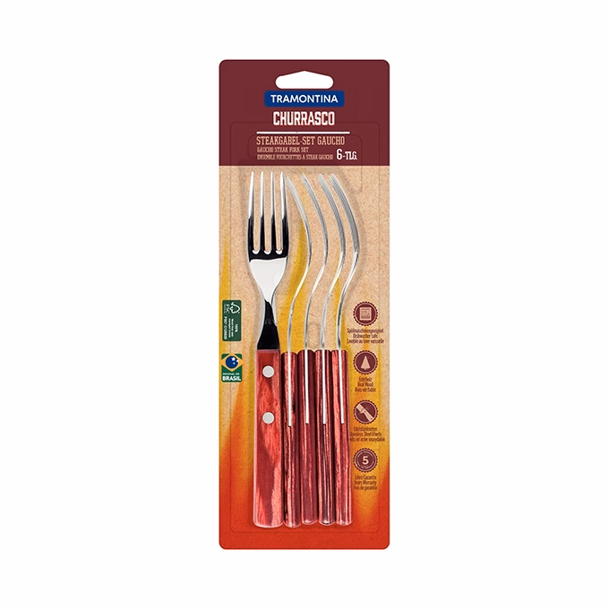 Steak villa készlet TRAMONTINA Churrasco 6 darabos