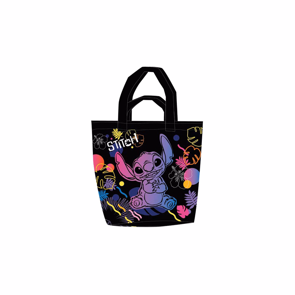 Strandtáska COOLPACK Lilo és Stitch 48x42x17 cm fekete mintás