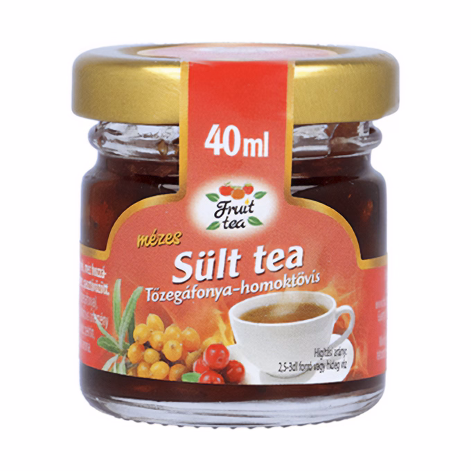 Sült tea FRUIT TEA tőzegáfonya-homoktövis 40 ml