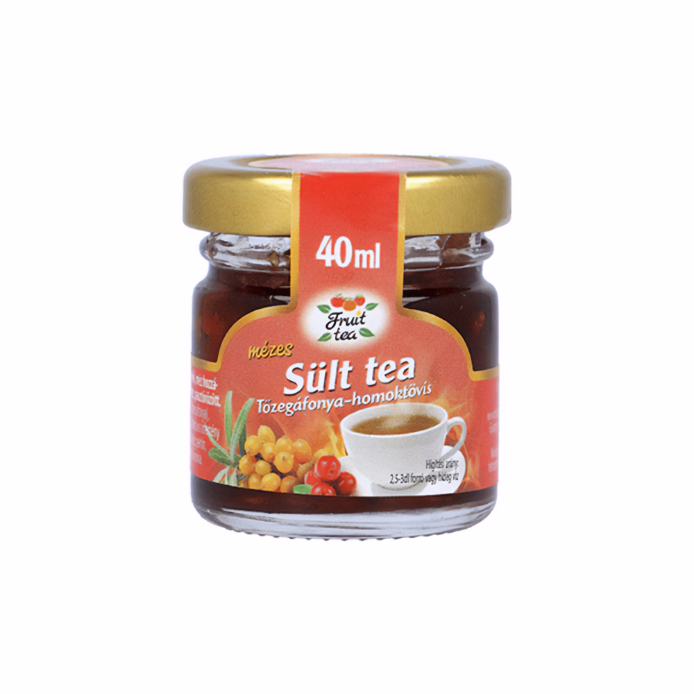 Sült tea FRUIT TEA tőzegáfonya-homoktövis 40 ml