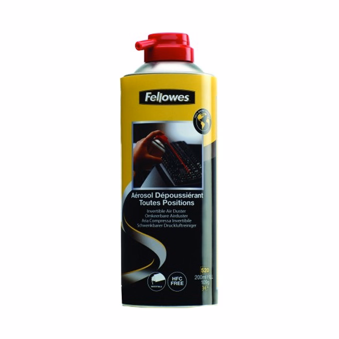 Sűrített levegő FELLOWES HFC mentes gyúlékony forgatható 200 ml