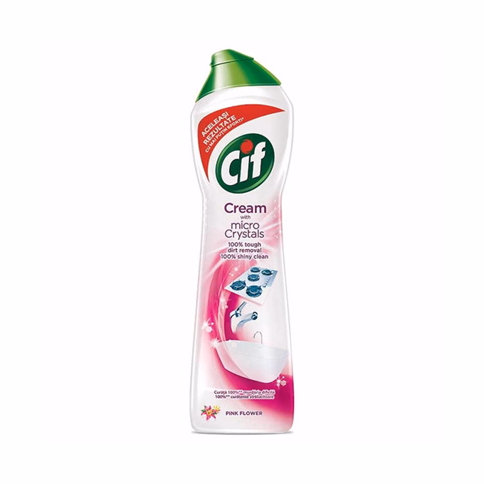 Súrolókrém CIF Cream Pink 500 ml