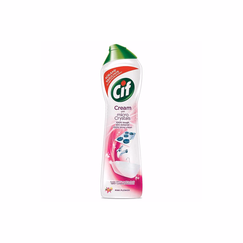 Súrolókrém CIF Cream Pink 500 ml