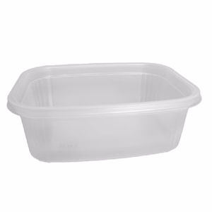 Svédtál elviteles doboz PP 500 ml natúr  50 darabos 10762