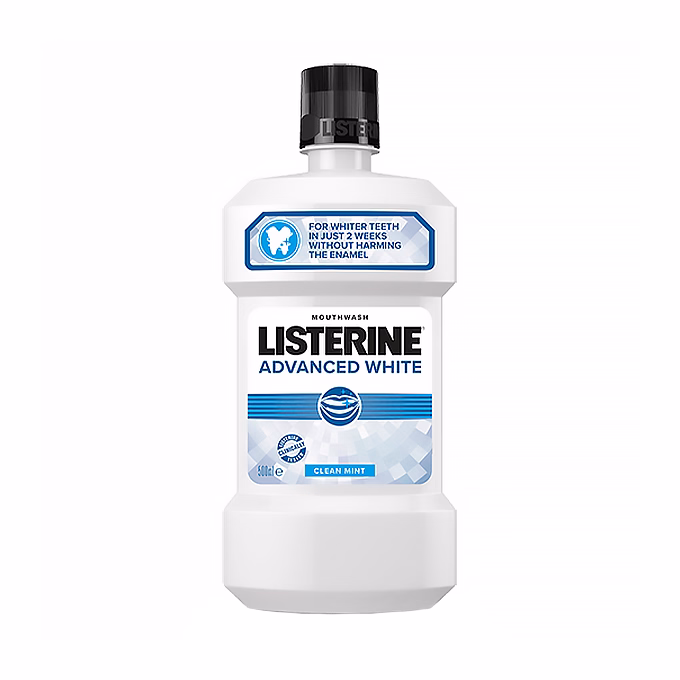 Szájvíz LISTERINE Advanced White clean mint 500 ml Szájvíz LISTERINE Advanced White clean mint 500 ml