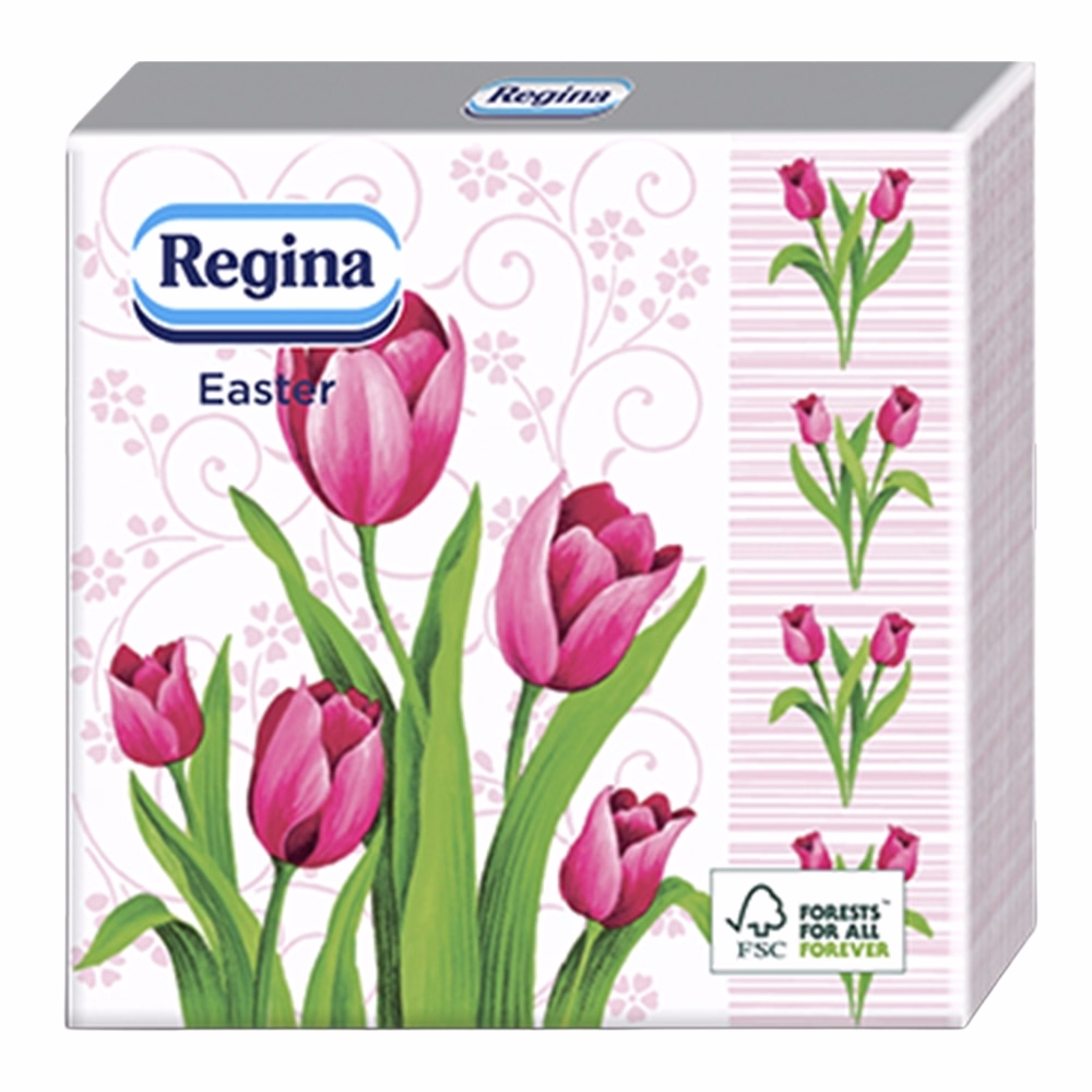 Szalvéta REGINA Húsvéti 1 rétegű 33x33 cm 20 lapos vegyes mintás