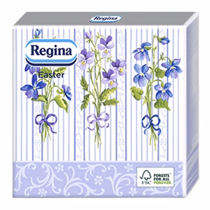 Szalvéta REGINA Húsvéti 1 rétegű 33x33 cm 20 lapos vegyes mintás